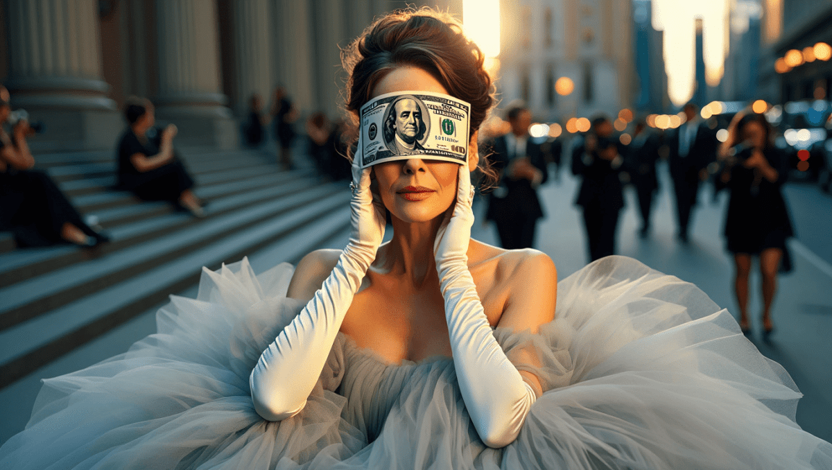 Sarah Paulson wears money blindfold to Met Gala in New York, makes bold statement