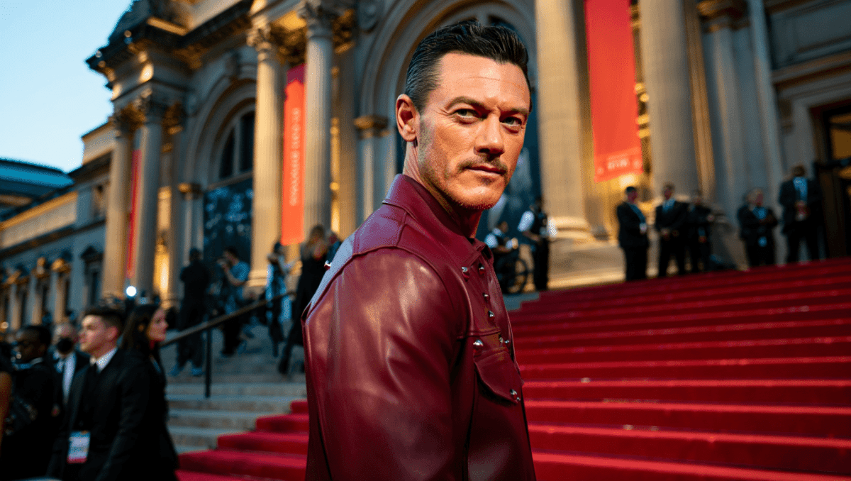 Luke Evans rocks custom leather at 2026 Met Gala in New York, inspired by Tom of Finland