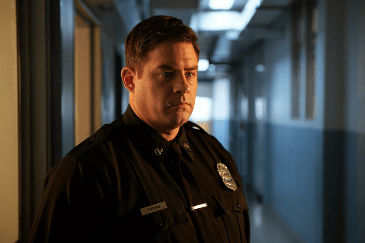 Eric Edelstein steals the show in Netflix's The Boroughs as menacing security chief Hank