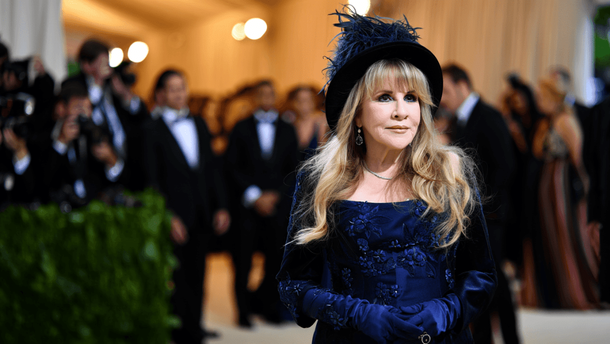 Stevie Nicks makes Met Gala debut in New York with custom Galliano look