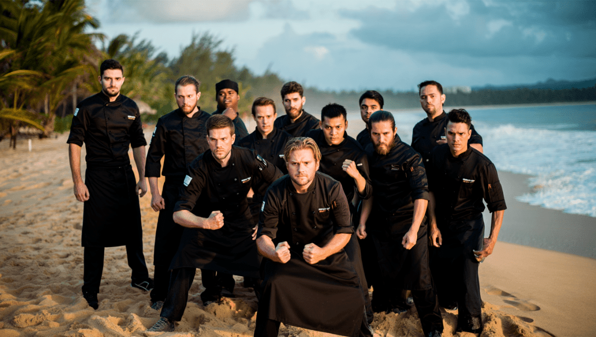 Chopped Castaways premieres tonight, 12 elite chefs compete on island for $100K prize