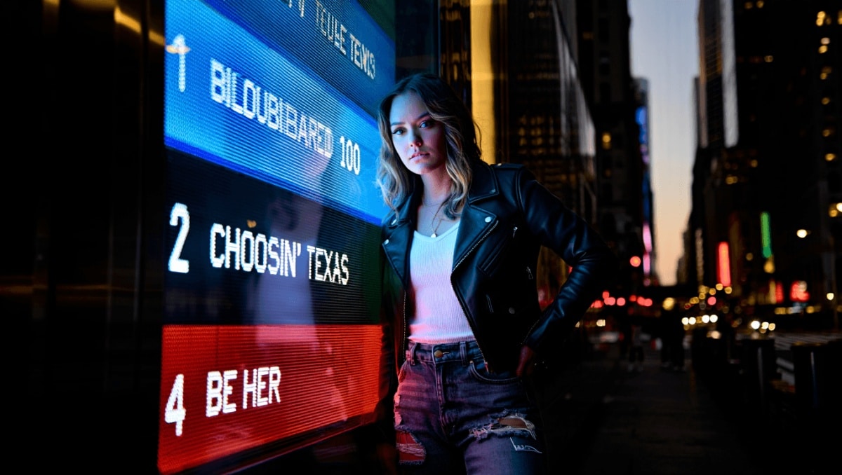Ella Langley Takes Top 2 on Billboard Hot 100 With ‘Choosin’ Texas’ & ‘Be Her’