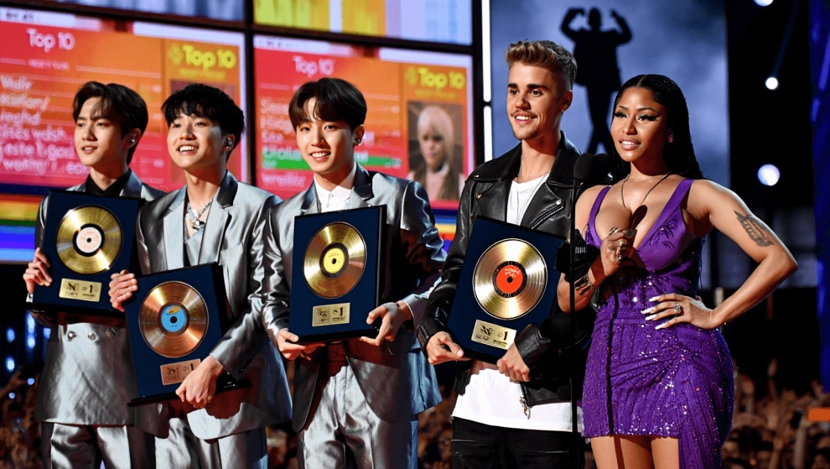 Justin Bieber, Nicki Minaj & BTS Lead Global Charts, Michael Jackson Classics Climb in Top 10