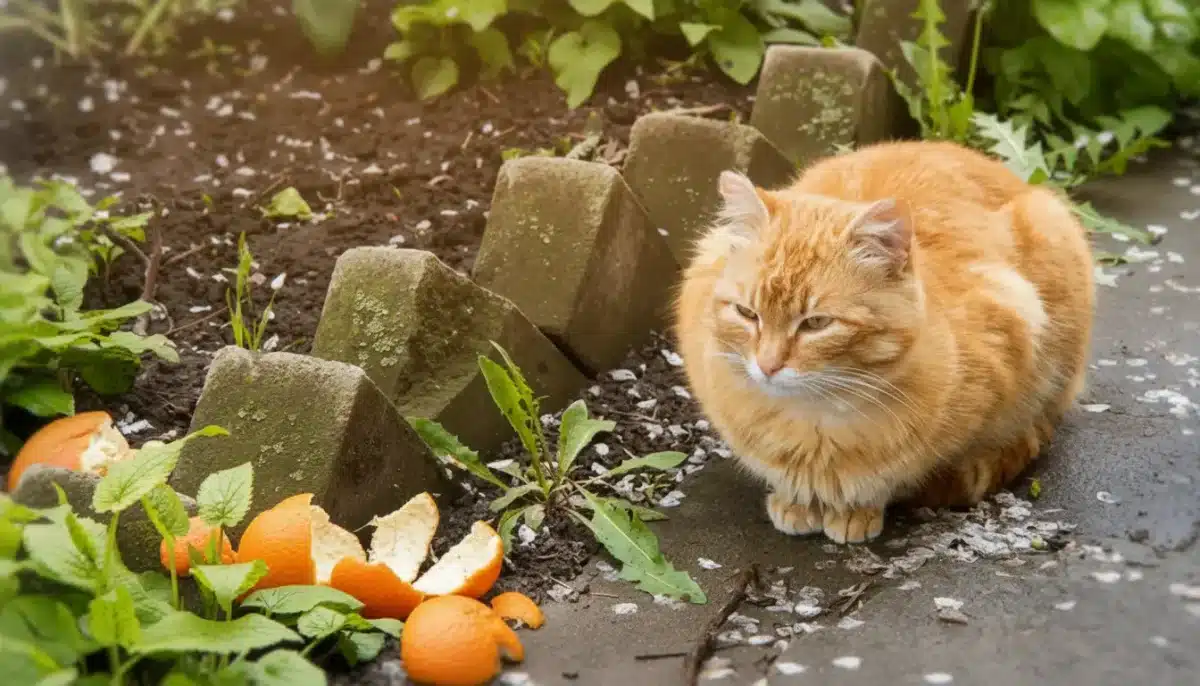 The one household fruit peel that makes cats flee your garden instantly