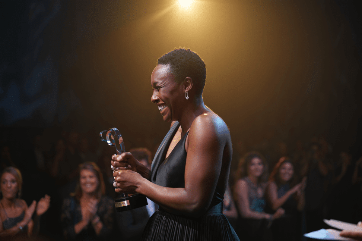 Meagan Good honored with Spirit Award at Hollywood Unlocked Impact Awards