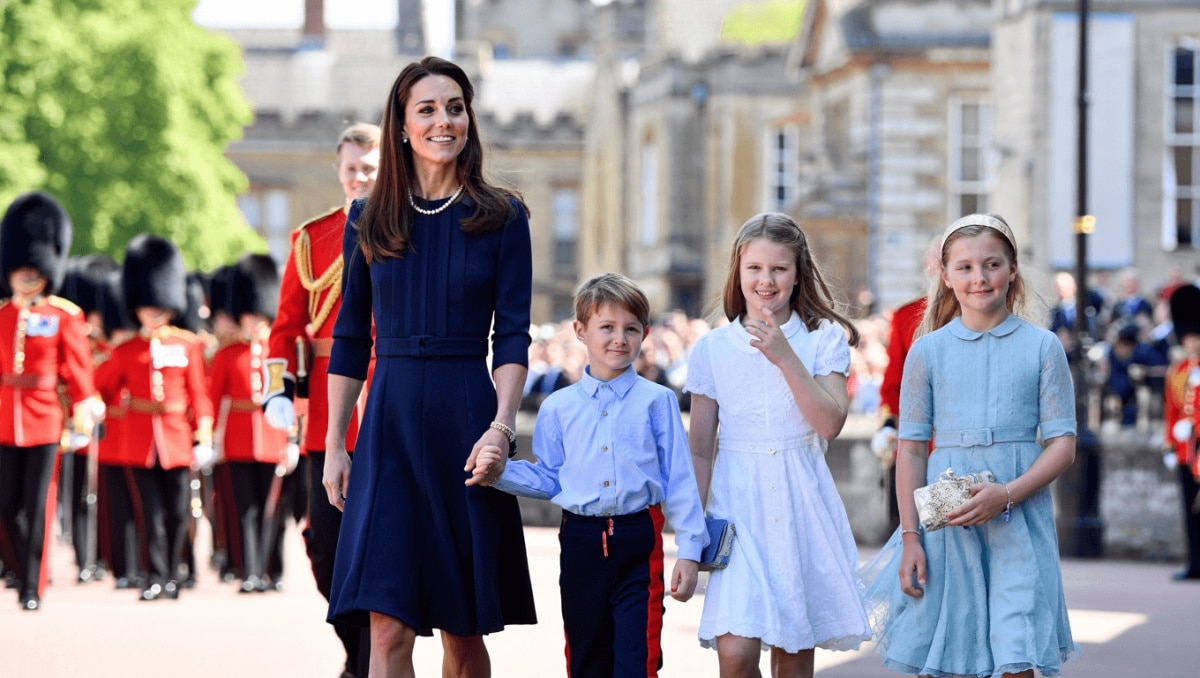 See Princess Kate and her children at Trooping the ColourCelebrities