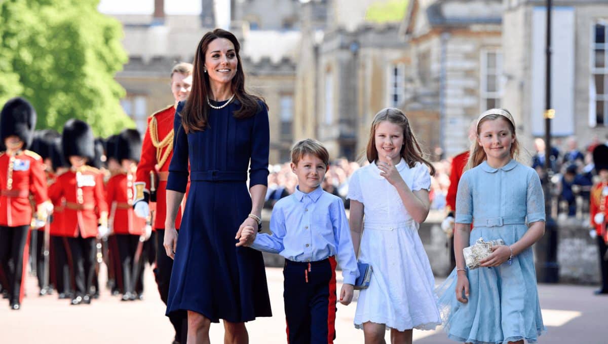 See Princess Kate and her children at Trooping the ColourCelebrities