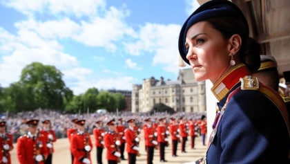 Princess Kate's pays homeage to Princess Diana at Trooping the ColourCelebrities