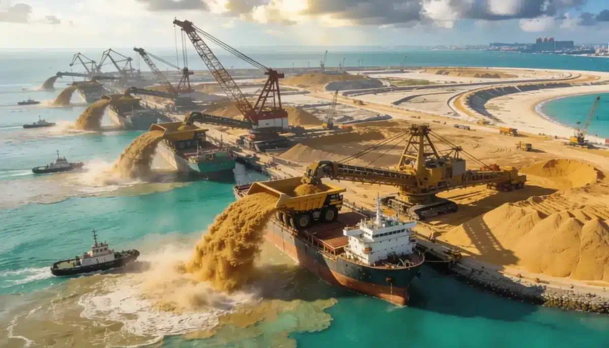 How China built artificial islands in 12 years by dumping millions of tons of sand into the ocean