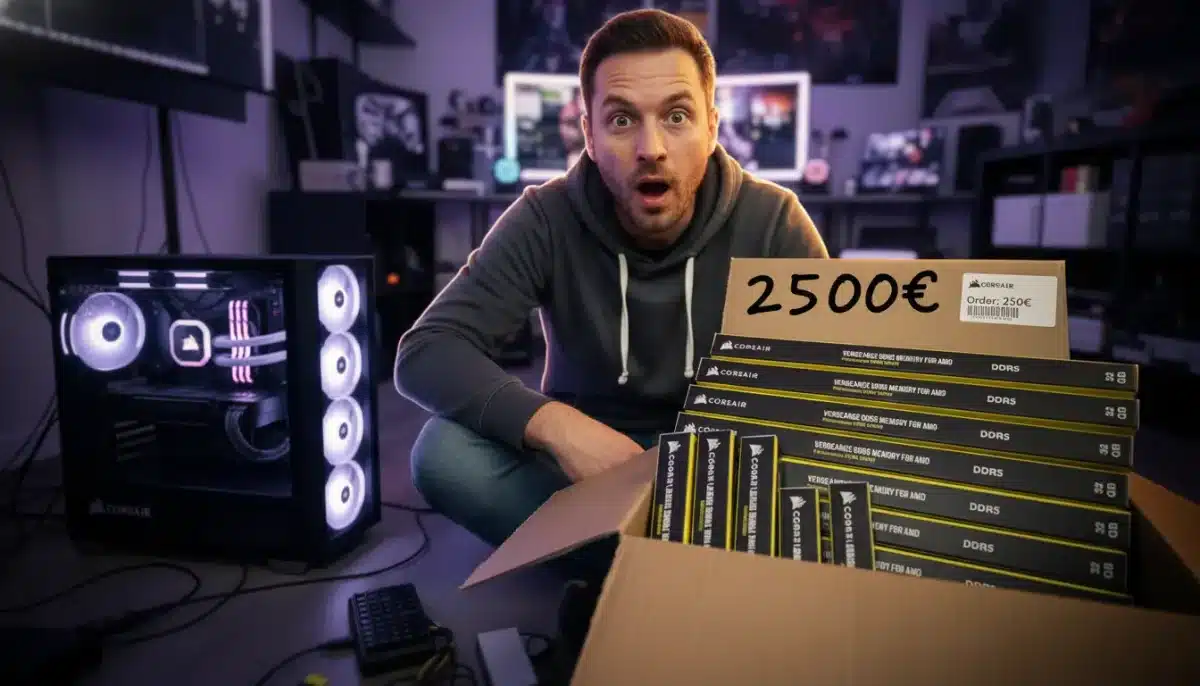 PC gamer ordered 250€ of RAM and received a 2500€ package by mistake