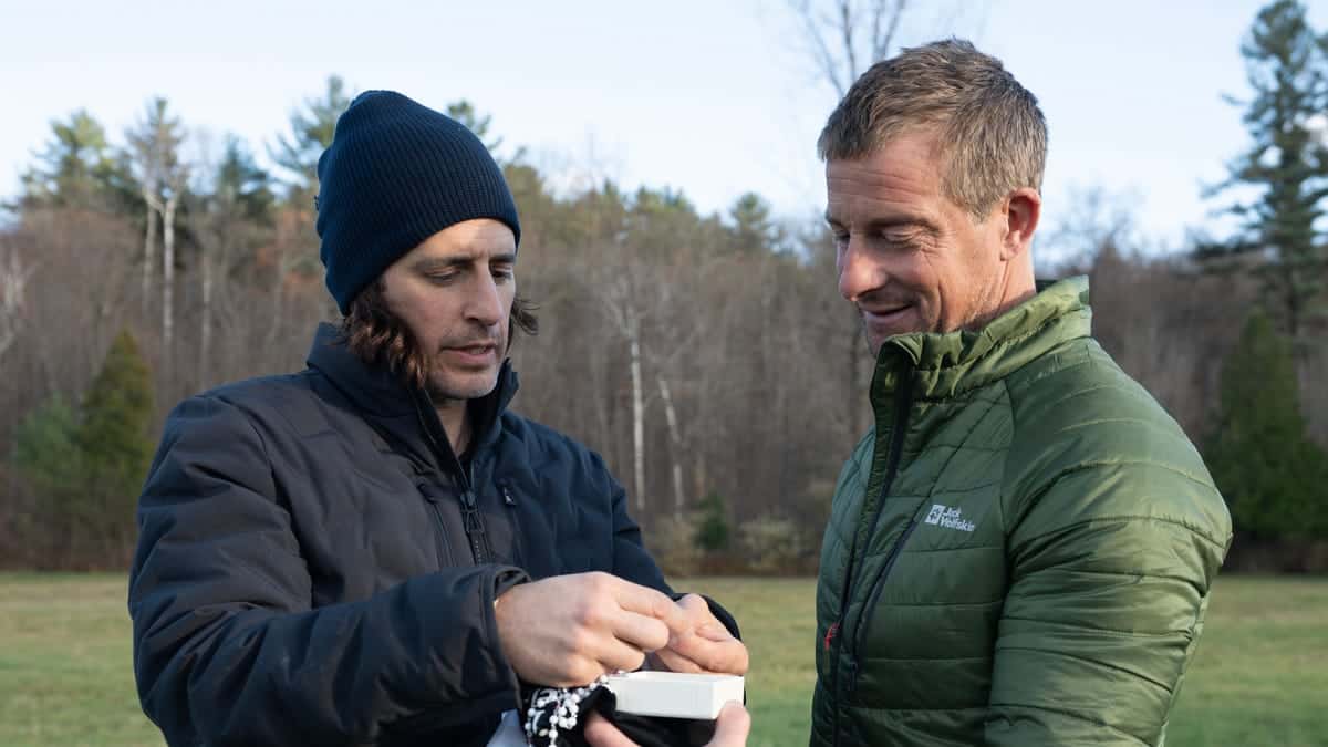 Bear Grylls ate a dead deer tongue on new show with 'The Chosen' castTV
