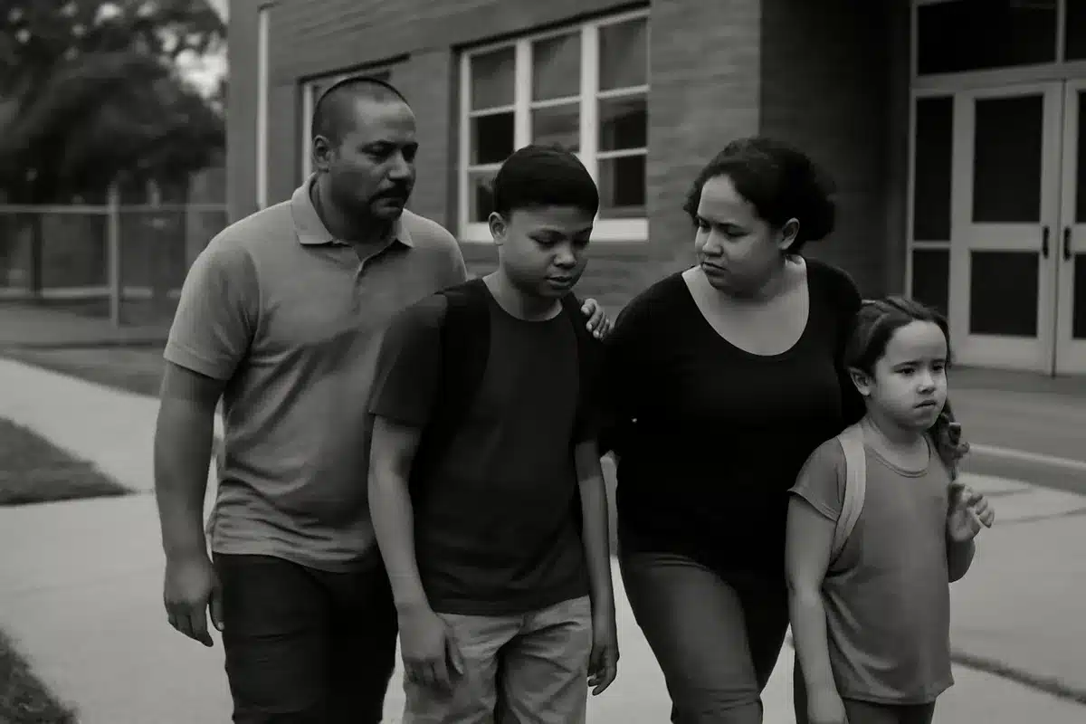 Family and a correction — The couple are parents to two children — son Delano, 12, and daughter Sybil, 9. A correction to earlier reporting clarifies their ages and sexes after an initial misidentification.