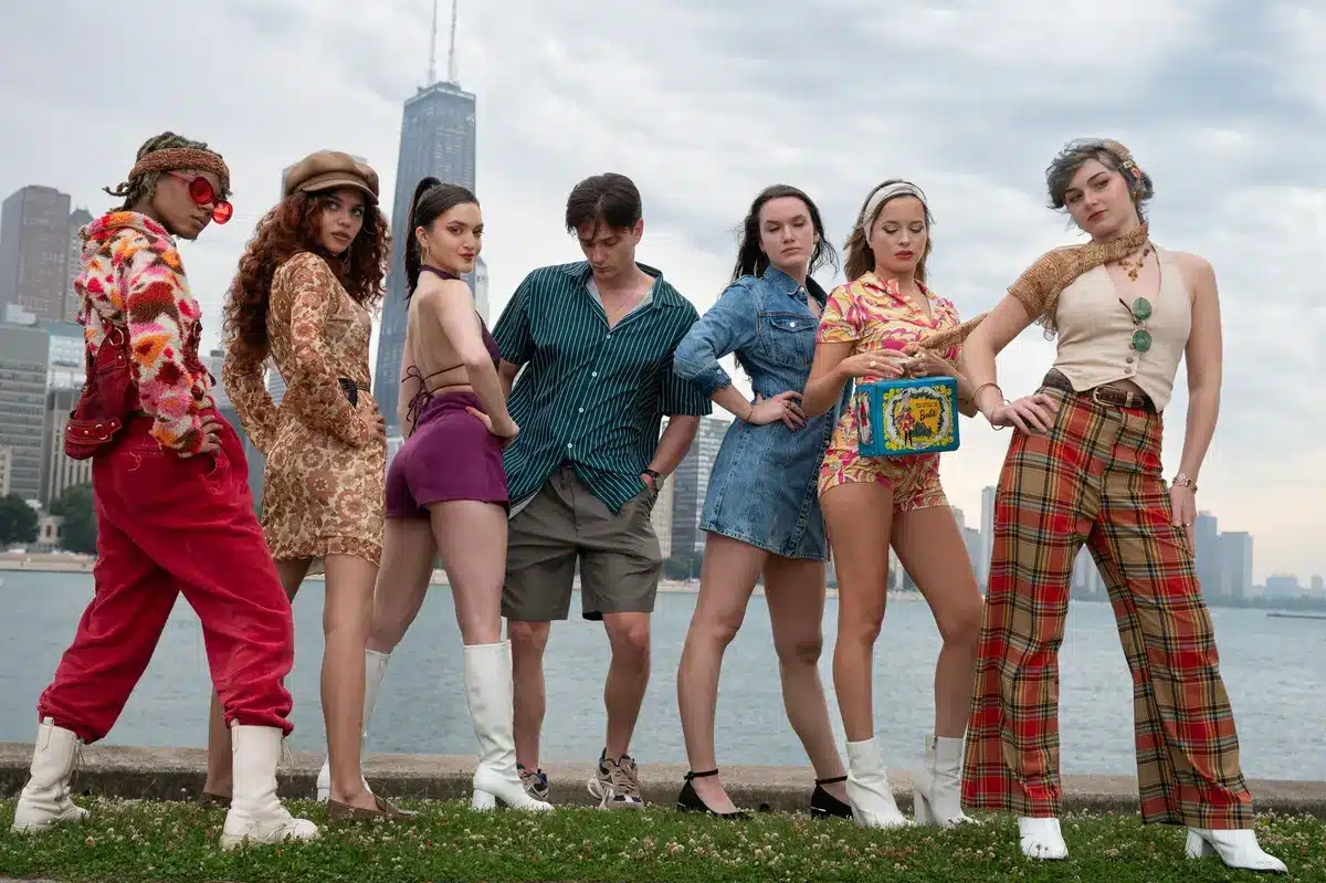 Promotional photograph of a young music group from the 1970s era
