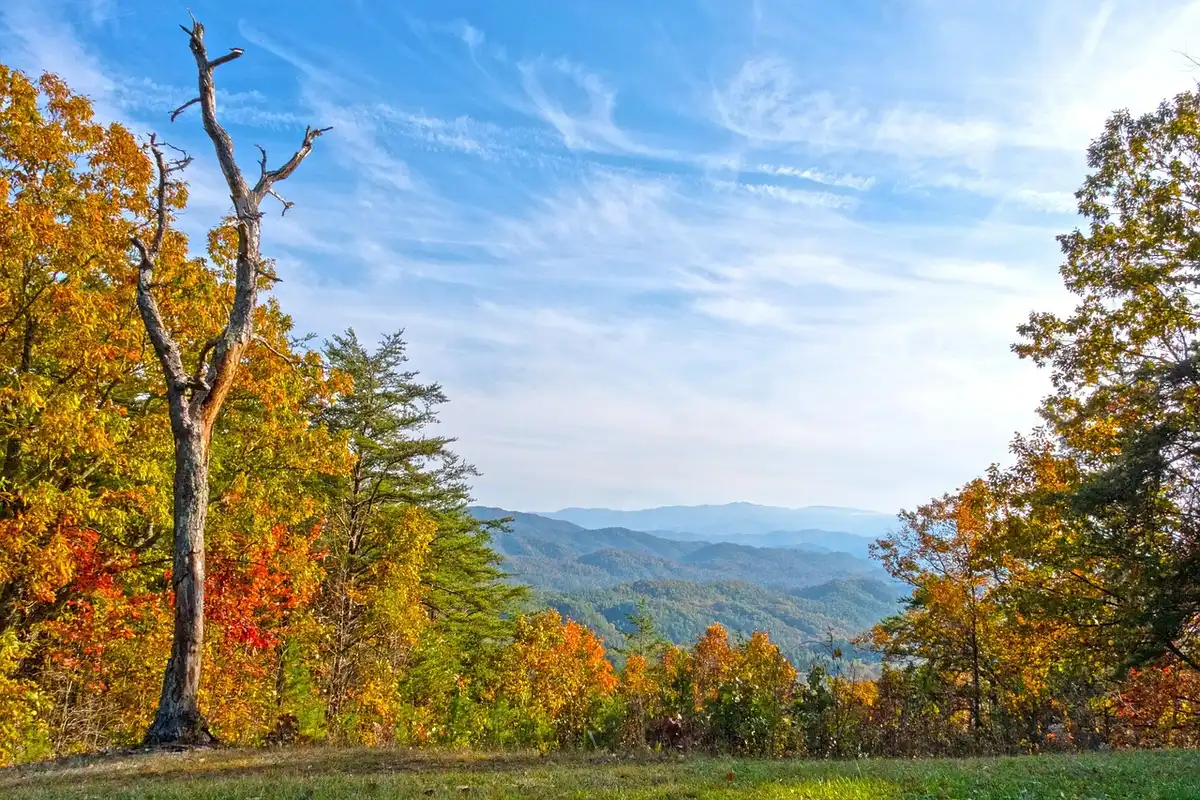 Rolling mountains and natural landscape of Appalachia