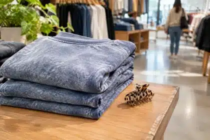 Acid-washed makeover for Halloween updates Parke's cult-favorite sweatshirt