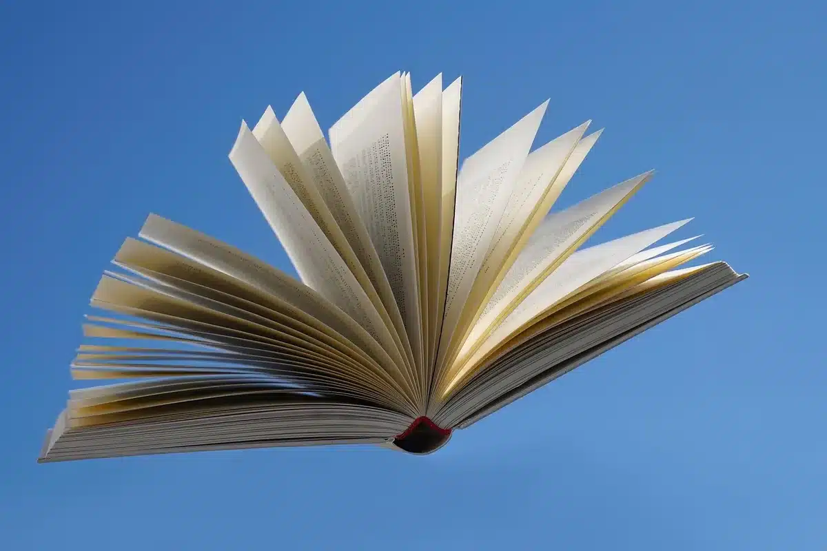 Open book with highlighted excerpt about Diana